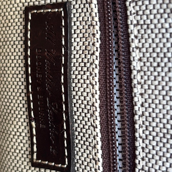 Dooney & Bourke Yellow and Brown Pebbled Leather Shoulder Bag - Picture 4 of 7